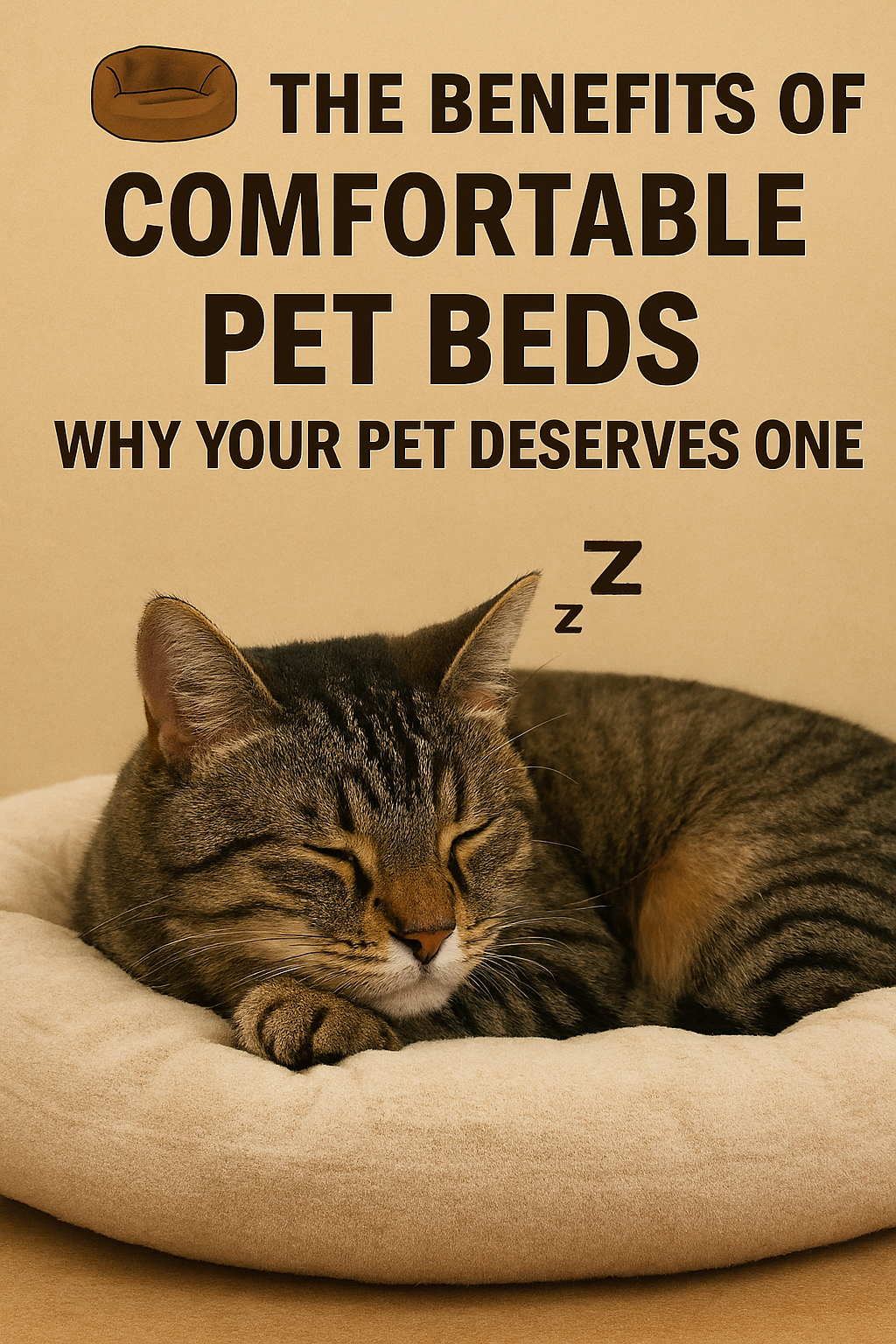 🛏️ The Benefits of Comfortable Pet Beds: Why Your Pet Deserves One