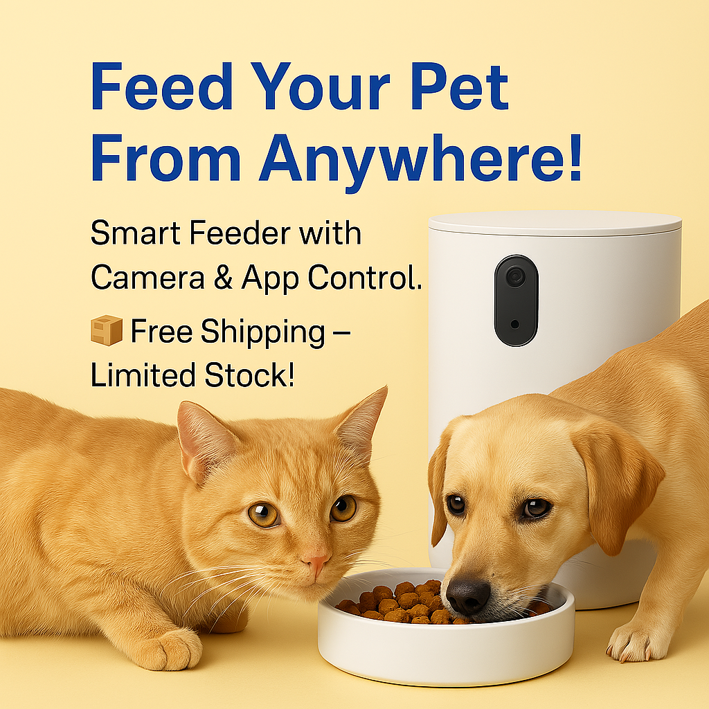 🍽️ Smart Pet Feeders: Convenience, Control & Care All in One