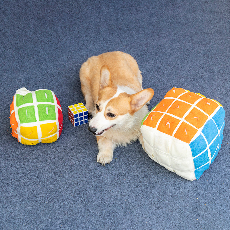 Pet Rubik's Cube Snuffle Toy for Dogs and Cats