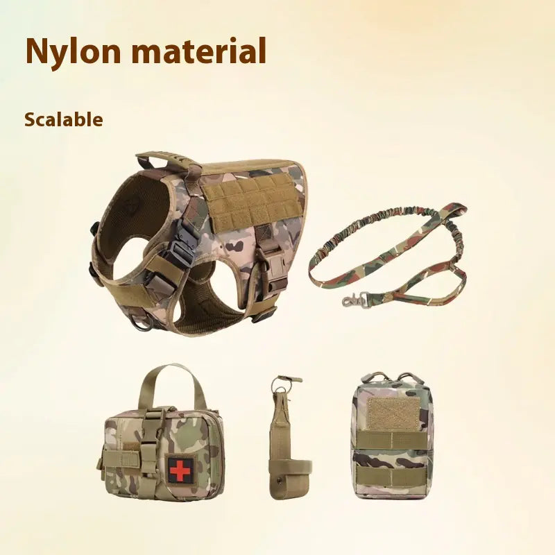 Tactical 5-Piece Dog Harness Set