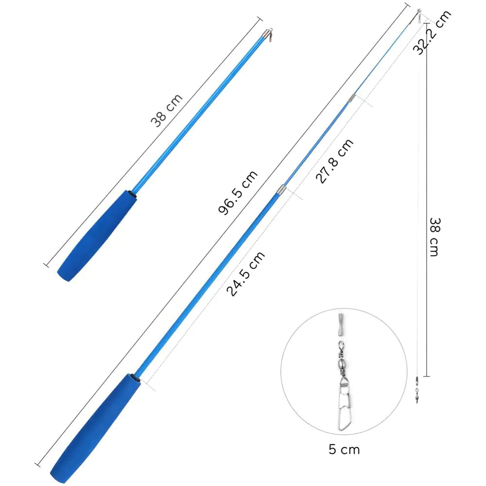 Retractable Cat Feather Toy