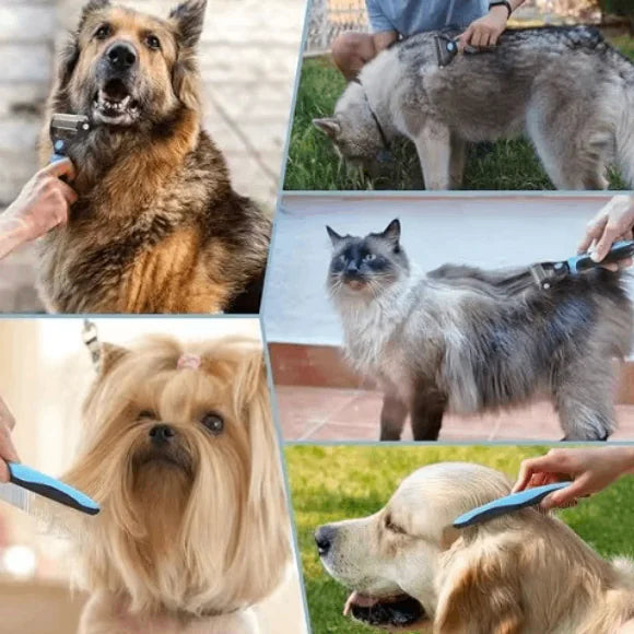 Professional Double-Sided Pet Grooming Brush