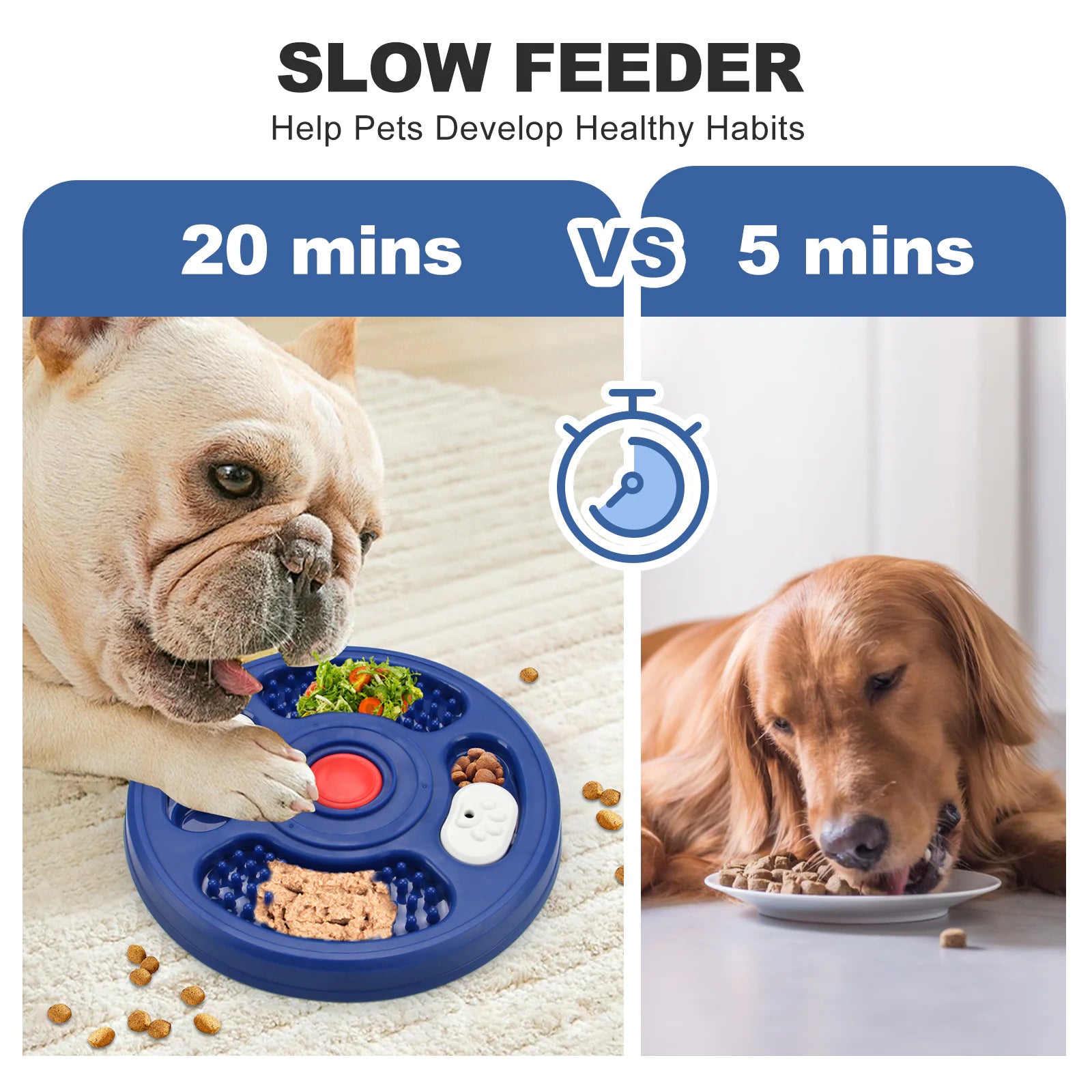 Dog Licking Plate Puzzle & Training Treat Dispenser for Pets
