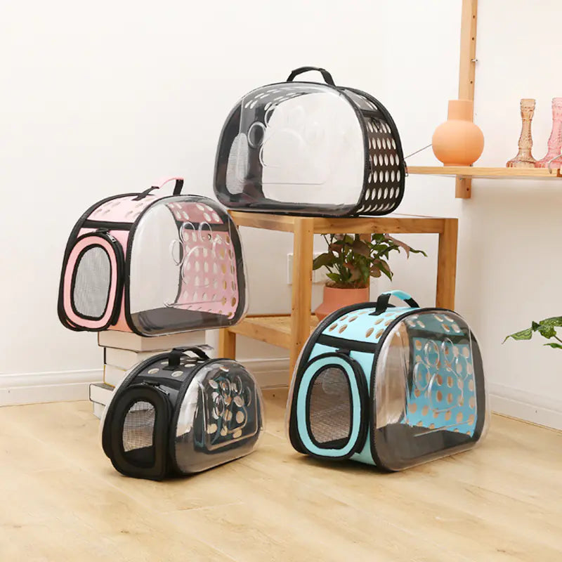Foldable PVC Space Capsule Cat Carrier Bag