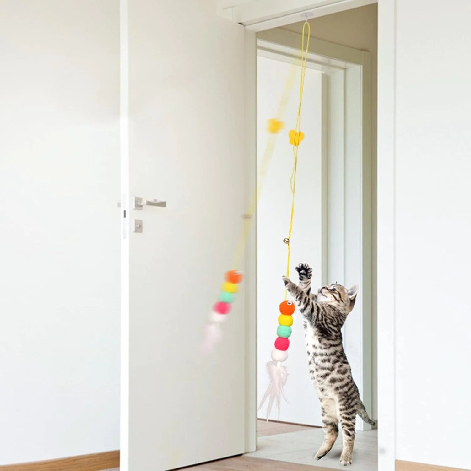 Retractable Hanging Cat Toy (200cm)